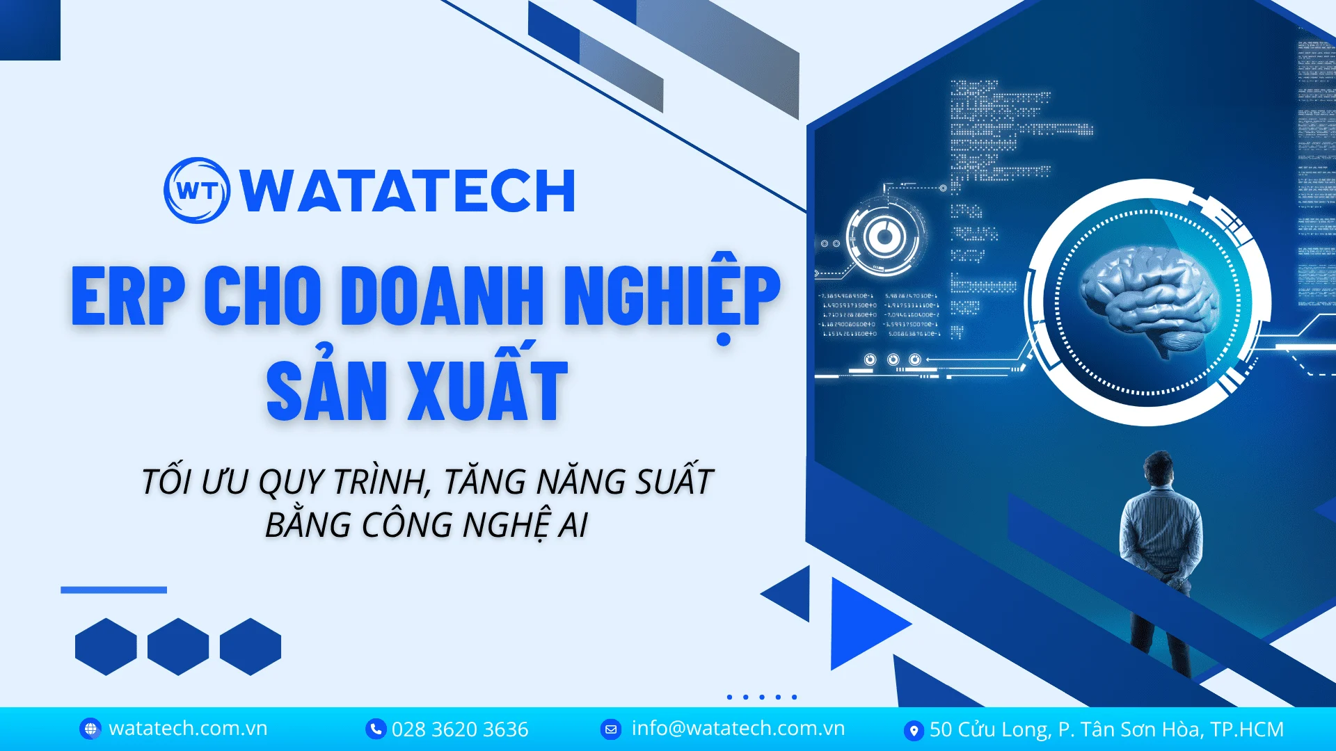 ERP cho doanh nghiệp sản xuất – Tối ưu quy trình, tăng năng suất bằng công nghệ AI