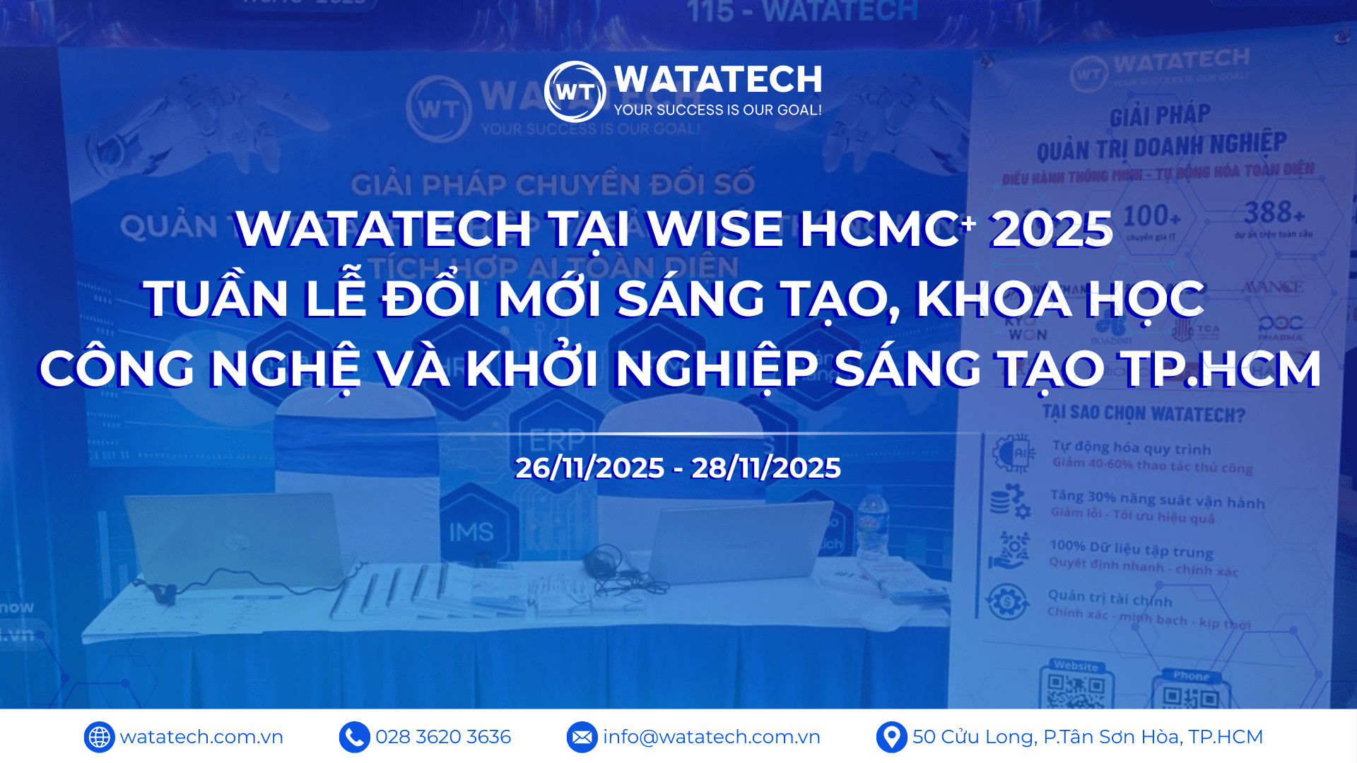 WATATECH TẠI WISE HCMC+ 2025