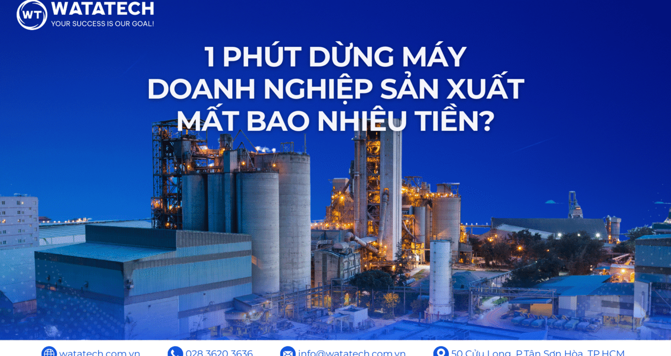 1 Phút Dừng Máy Doanh Nghiệp Sản Xuất Mất Bao Nhiêu Tiền?