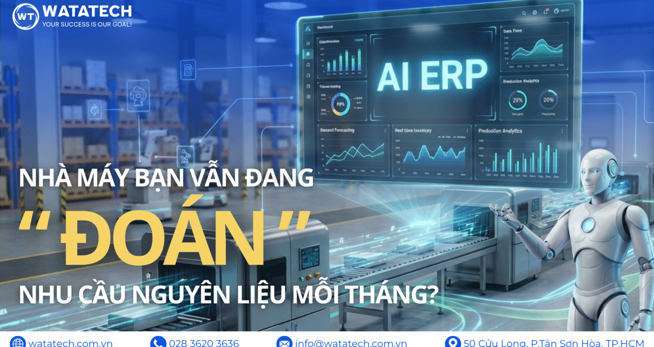 AI dự báo nhu cầu nguyên liệu cho nhà máy sản xuất
