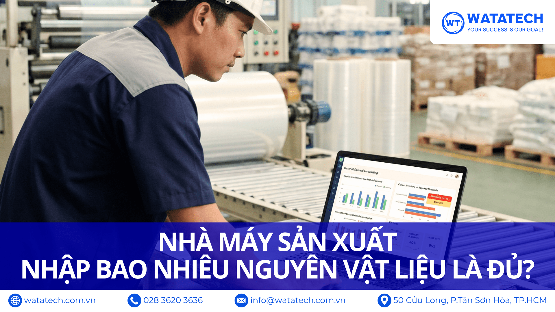 Nhậ bao nhiêu nguyên liệu là đủ cho nhà máy sản xuất