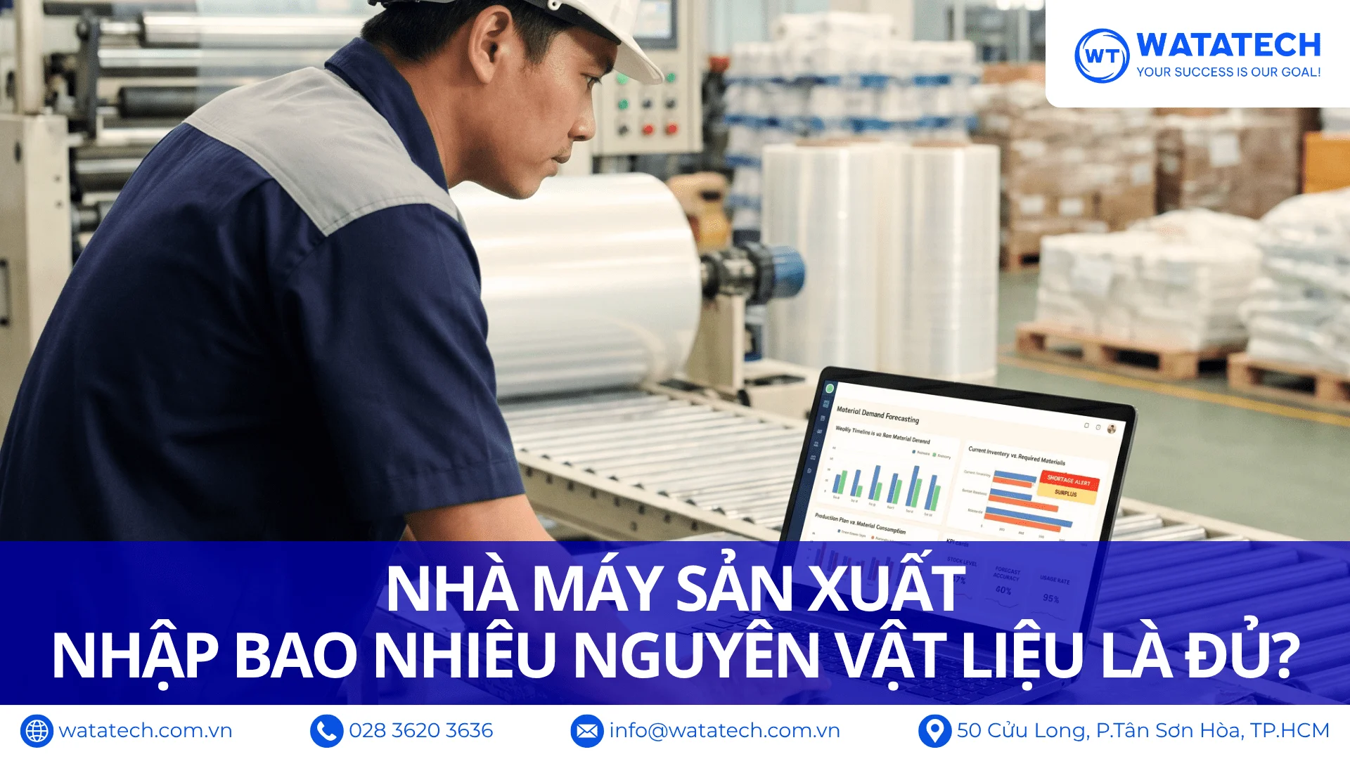 Nhậ bao nhiêu nguyên liệu là đủ cho nhà máy sản xuất