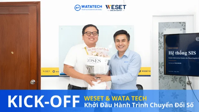 WATA TECH x WESET KÝ KẾT HỢP TÁC CHIẾN LƯỢC: CHUYỂN ĐỔI SỐ TRONG GIÁO DỤC