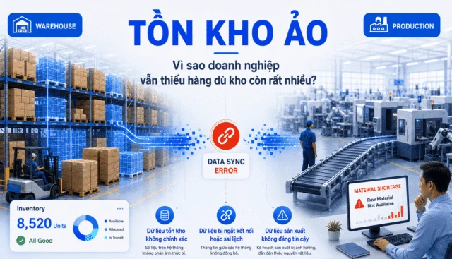 Tồn kho ảo: Vì sao doanh nghiệp vẫn thiếu hàng dù kho còn rất nhiều?