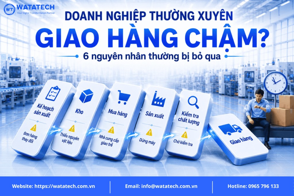 Nguyên nhân doanh nghiệp thường xuyên giao hàng chậm