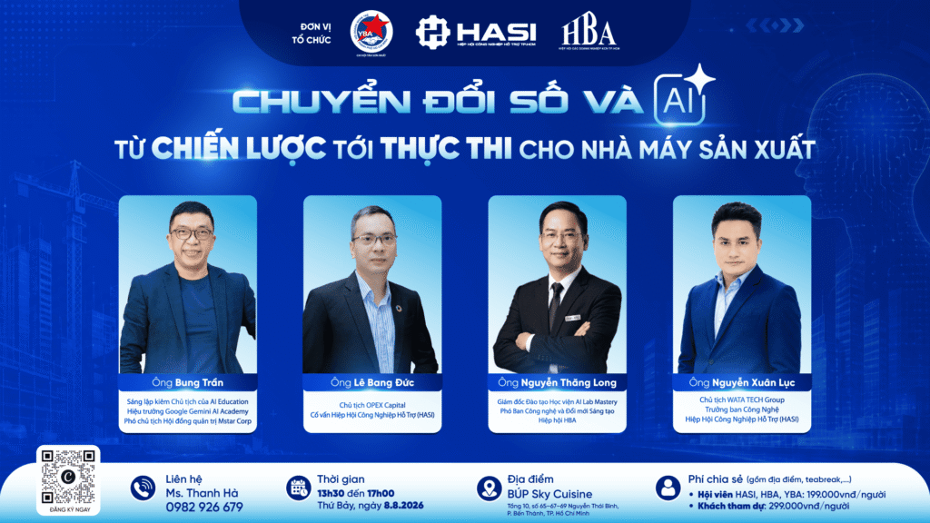 Chuyển đổi số và AI: Từ chiến lược đến thực thi cho nhà máy sản xuất