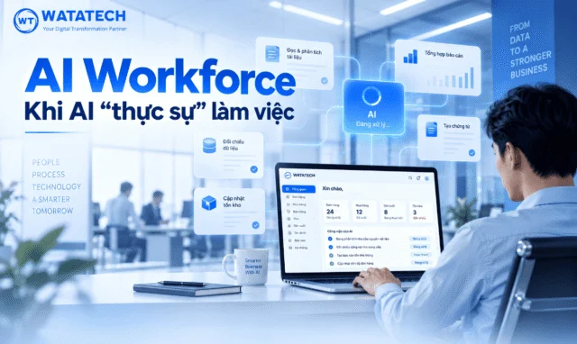 AI Workforce là gì? Khi AI không chỉ trả lời mà bắt đầu làm việc