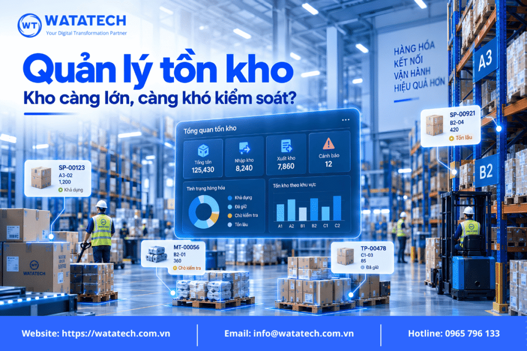 Quản lý tồn kho cùng WT-ERP