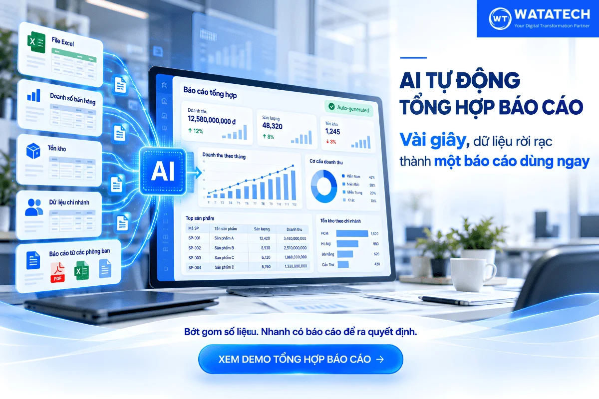 Tự động tổng hợp báo cáo