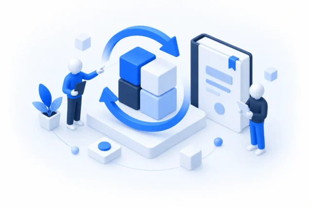 Vòng đồng bộ dữ liệu liên tục bên cạnh bộ tài liệu tích hợp đã đóng gói