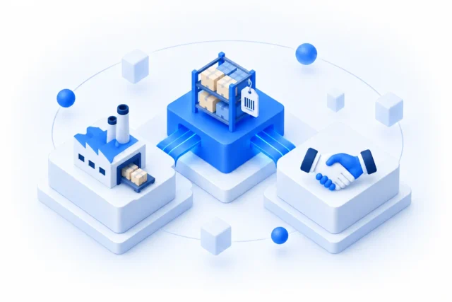 Phần mềm quản lý kho với khối kệ hàng gắn mã vạch nối sản xuất và CRM