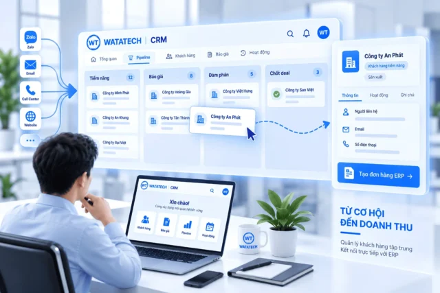 WT-CRM – kết quả bàn giao