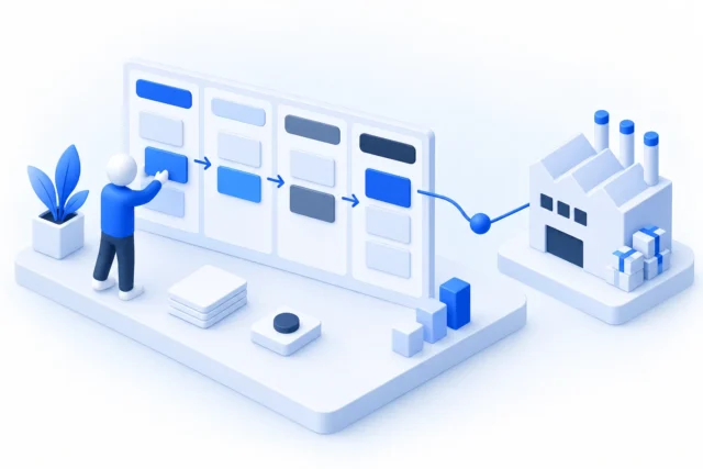 WT-CRM hiển thị bảng Kanban bốn cột, thẻ cơ hội đi dần tới cột chốt đơn