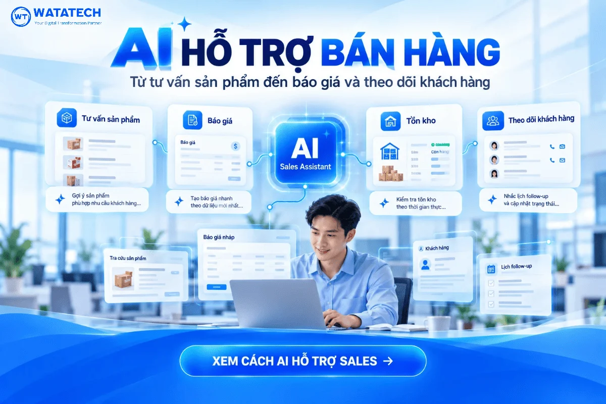AI hỗ trợ bán hàng của WATATECH